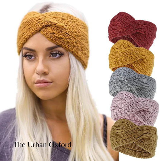 Cozy Cable Knit Headband Turban: Winter Warmth & Style